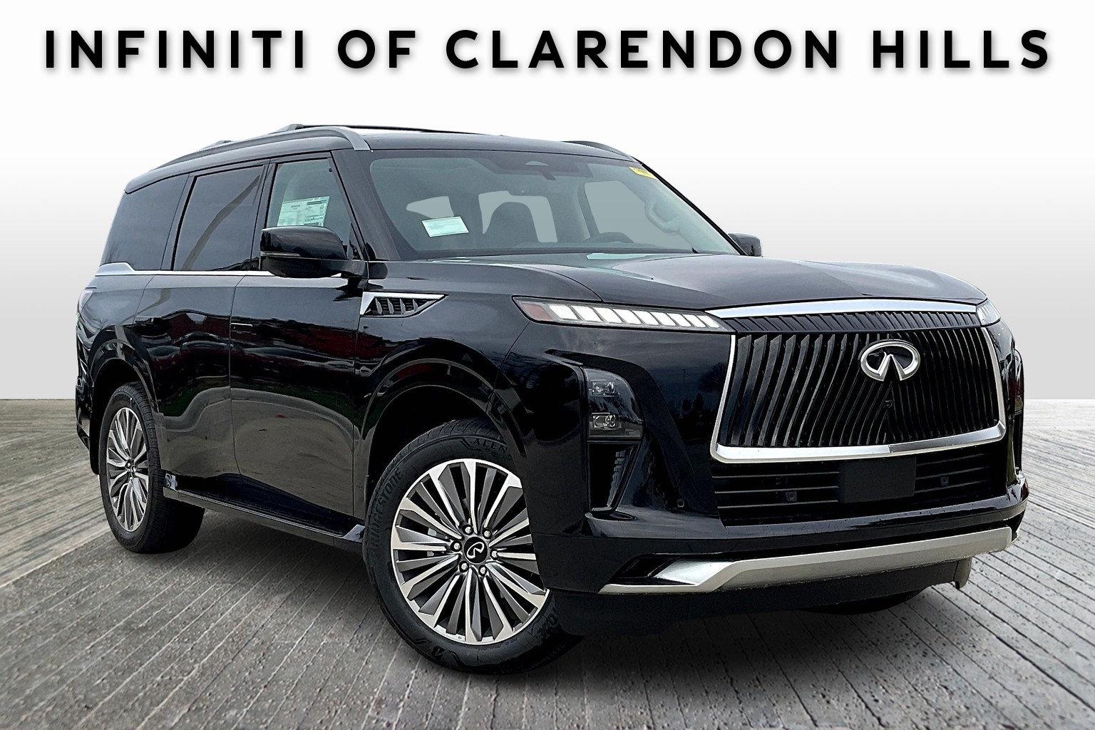 New Black Obsidian 2025 INFINITI QX80 LUXE for Sale in